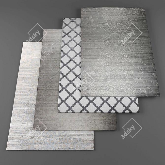 Elegant De dimora Rug Collection 3D model image 1