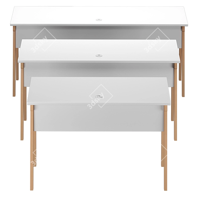 Rudnick Fit Desk Set 3D model image 4