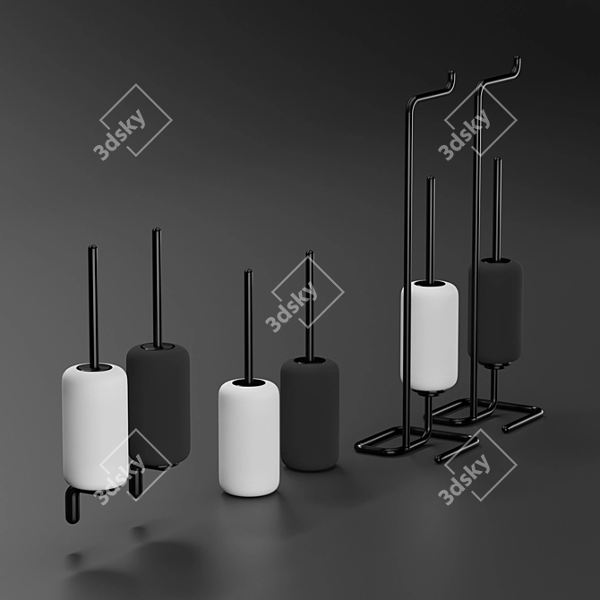 Gessi Goccia Accessories Set 3D model image 2