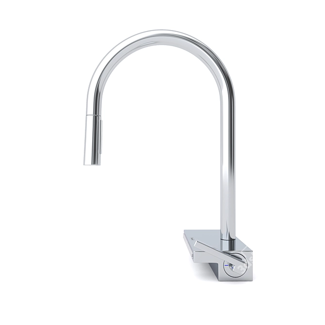 HANSGROHE Aquno Select Kitchen Faucets 3D model image 5