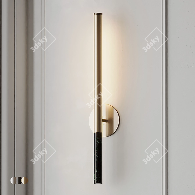 Elegant Formation Wall Sconce 3D model image 5