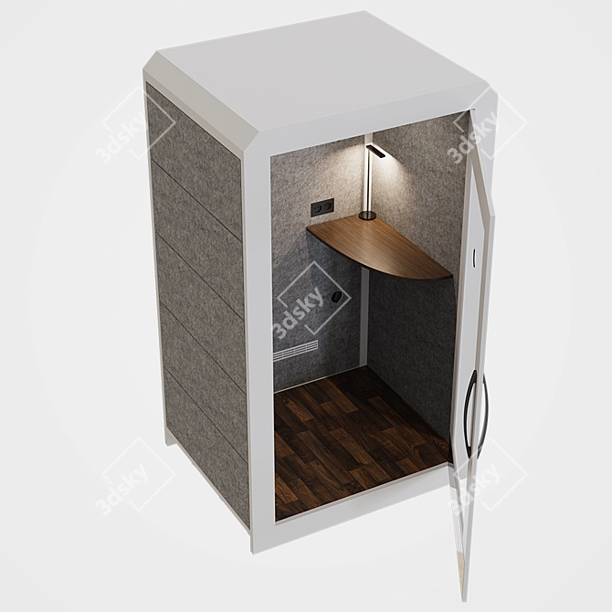 Varidesk Privacy Pods: Optimal Workspaces 3D model image 4