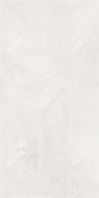 Ares White Concrete Wall Tiles 3D model image 5