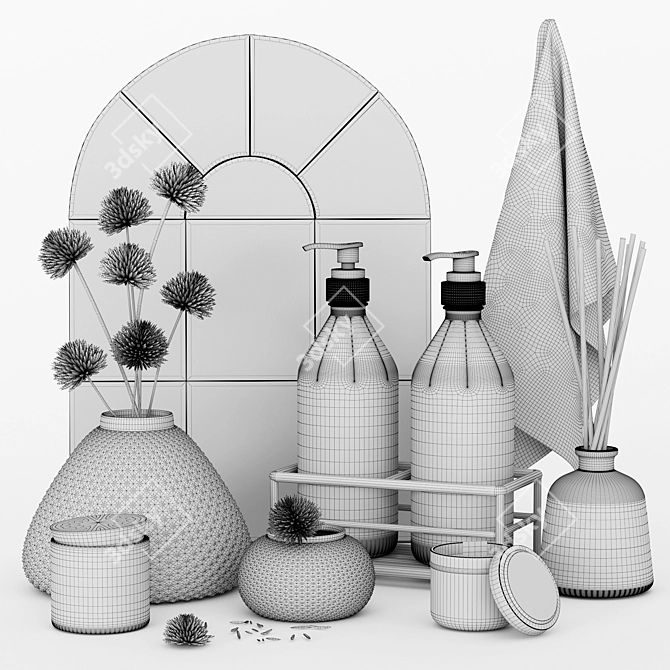 Barr-Co Bath Essentials Set 3D model image 5