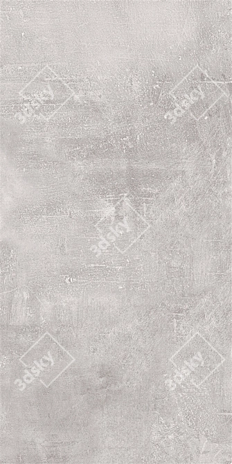 Premium Concrete Wall Tiles - Ares Gray 3D model image 5