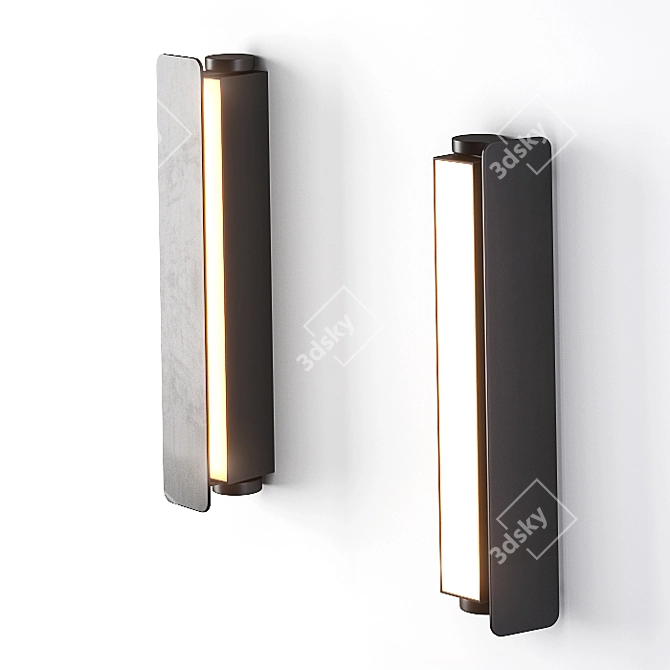 Modern Illu Wall Lamp 3D model image 2