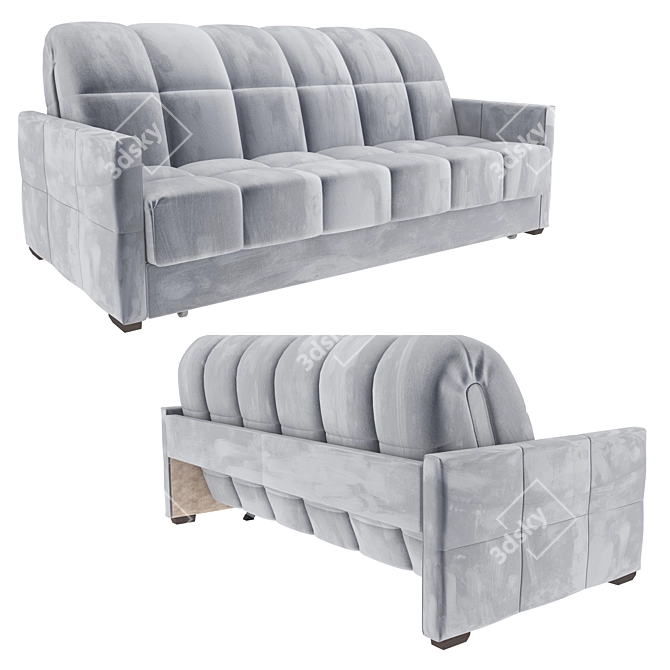 Ascona Carina Straight Sofa: Style and Versatility 3D model image 2