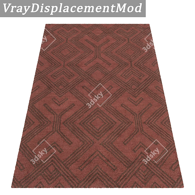 Luxury Carpet Set. High-Quality Textures. 3D model image 3