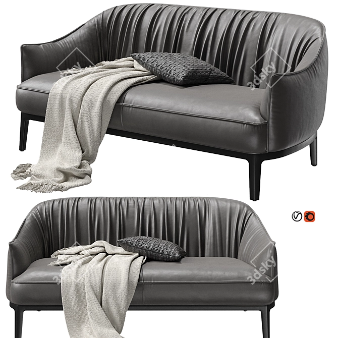 Elegant Blossom: Contemporary Italian Perfection 3D model image 1