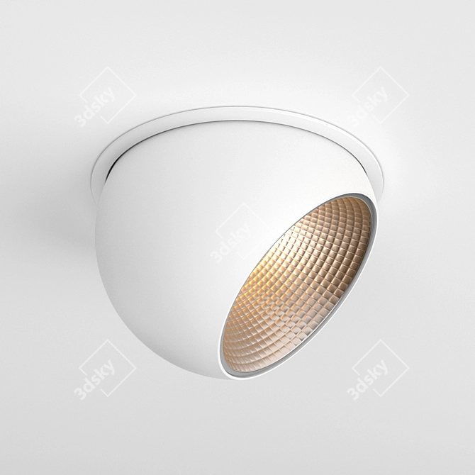 Modular Marbul Recessed: Versatile Lighting Solution 3D model image 3