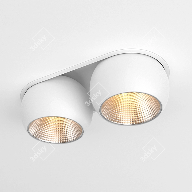 Modular Marbul Recessed: Versatile Lighting Solution 3D model image 5
