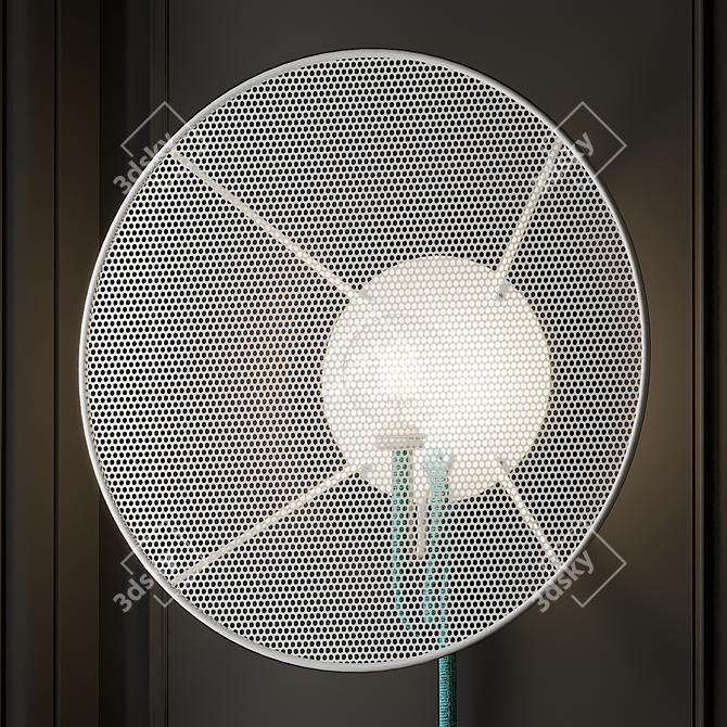 Grillo Small Wall Lamp: Elegant Illumination Solution 3D model image 2
