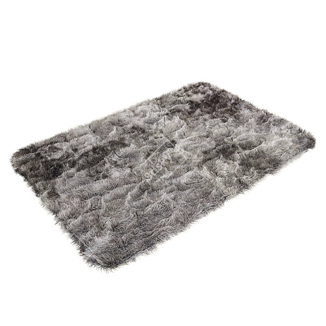 Contemporary Ecaina Fur Carpet | 200x300x50cm 3D model image 1