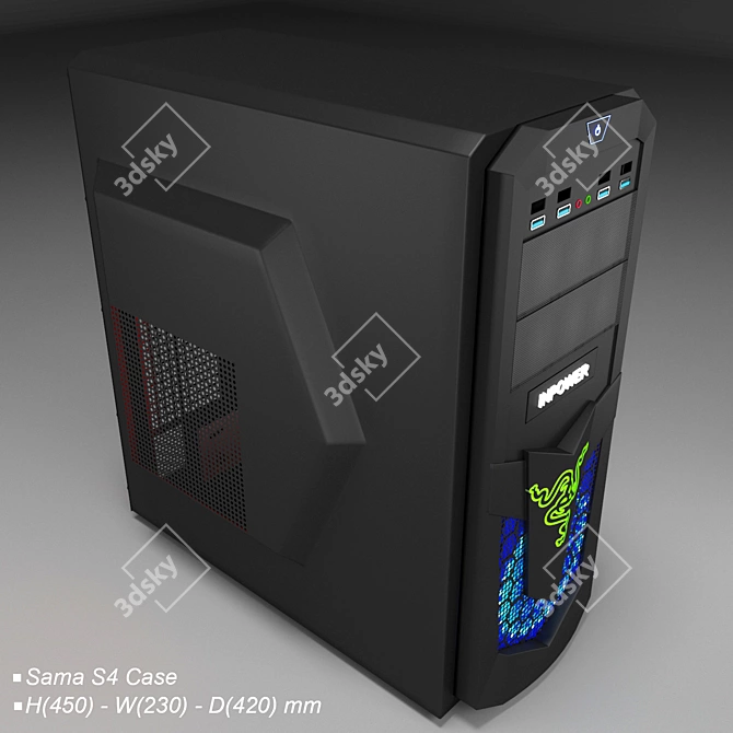 Versatile Computer Case Set 3D model image 3