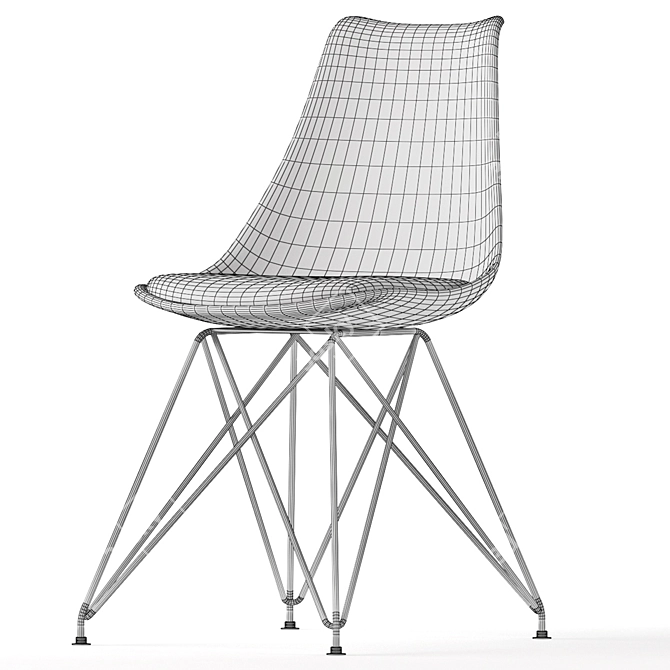 Modern Comfort Chair 3D model image 4