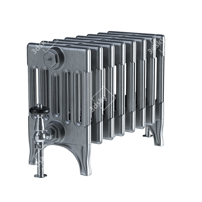 Carron Victorian 6 Heating Radiator 3D model image 3