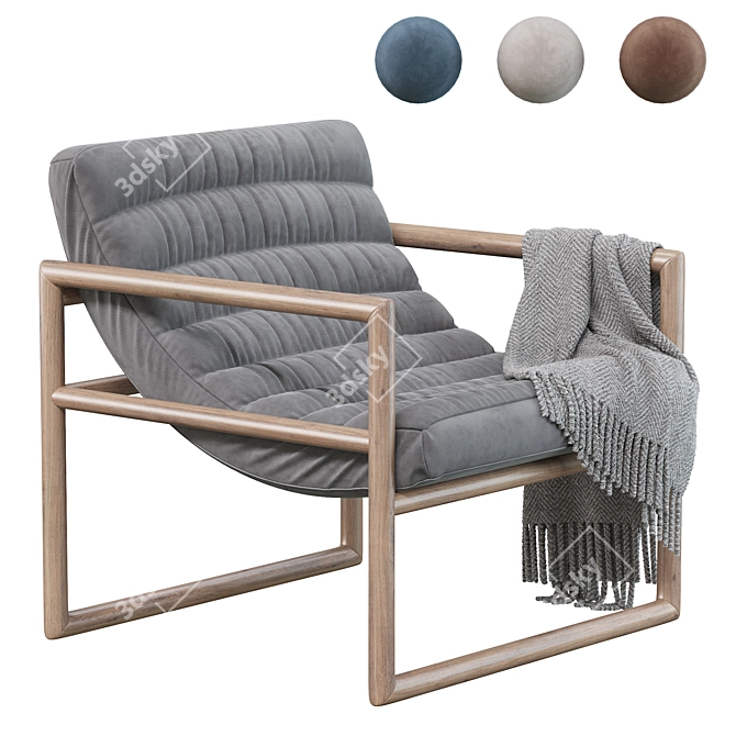 Dillon Modern Armchair 3D model image 1