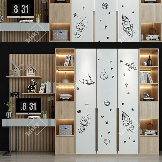 Kids' Dreamland Furniture 3D model image 1