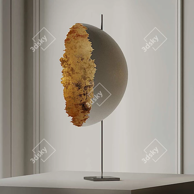 Elegant PostKrisi T 40 Table Lamp 3D model image 3