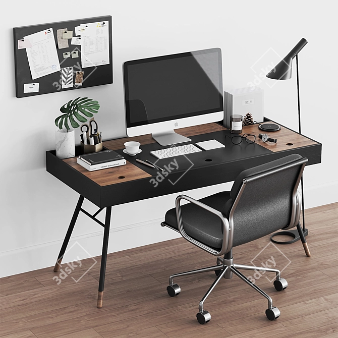 Ultimate Workstation Set 3D model image 1