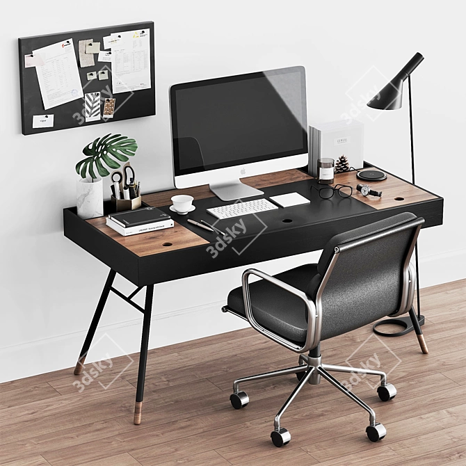 Ultimate Workstation Set 3D model image 4