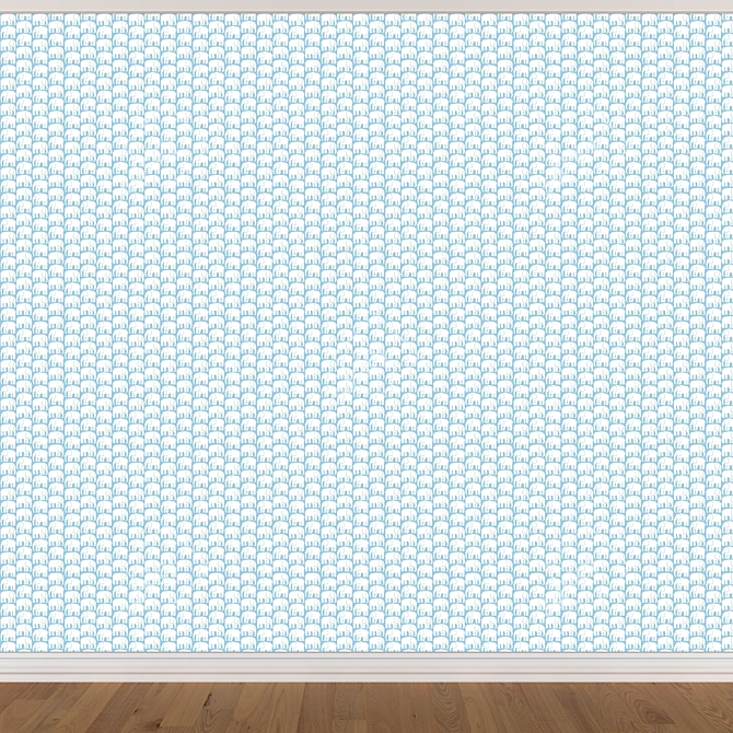 Modern Seamless Wallpaper Set 3D model image 4