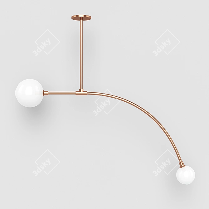 Harmony Pendant: SkLO Balance 3D model image 1