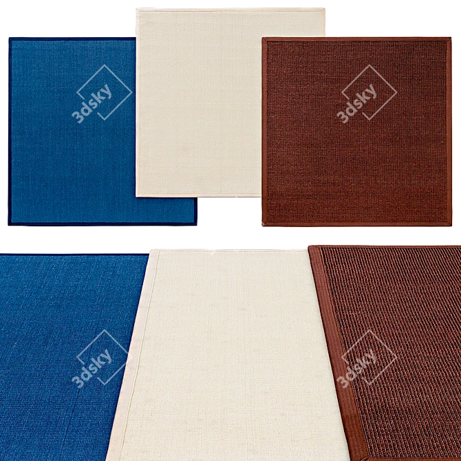 Benuta Square Carpets | Various Sizes 3D model image 1