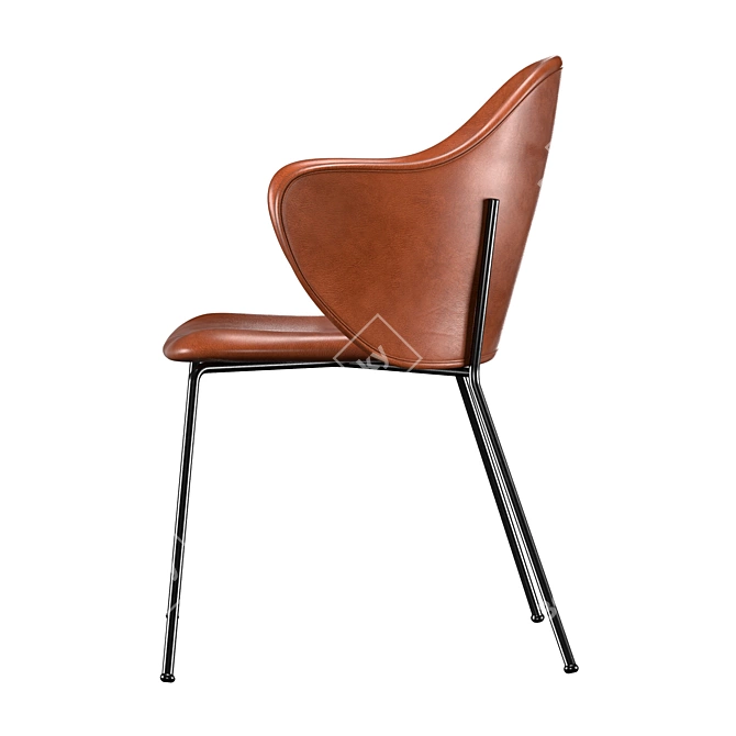 Scandinavian Modern Lassen Chair 3D model image 3