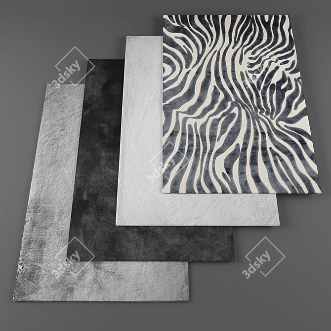 Luxury Collection of Rugs 3D model image 1