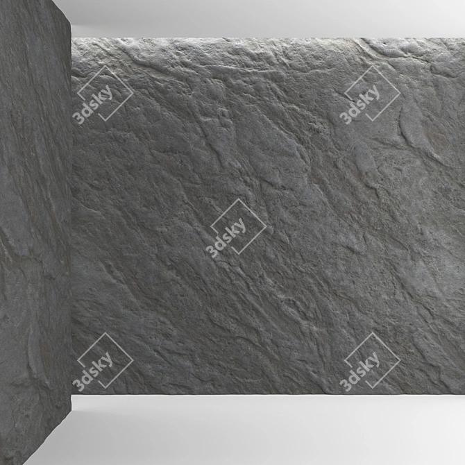 Premium Rock Wall Texture Pack 3D model image 2