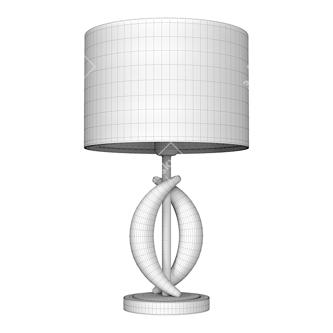 Modern Golden Table Lamp - Cima H013TL-01G 3D model image 3
