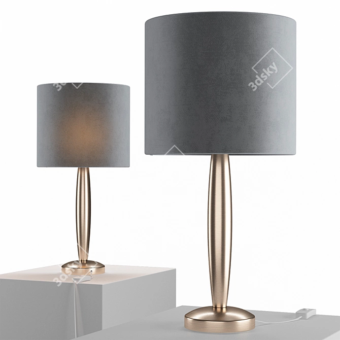 Askona Michel Table Lamp - Elegant Lighting Solution 3D model image 2