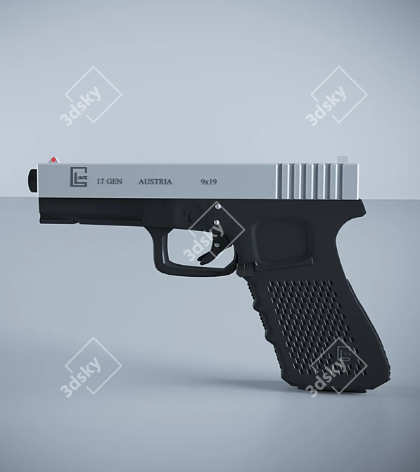 GLOCK 17: Reliable Firepower for Any Situation 3D model image 1