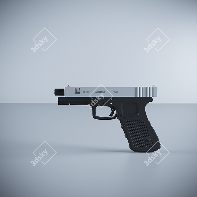 GLOCK 17: Reliable Firepower for Any Situation 3D model image 2