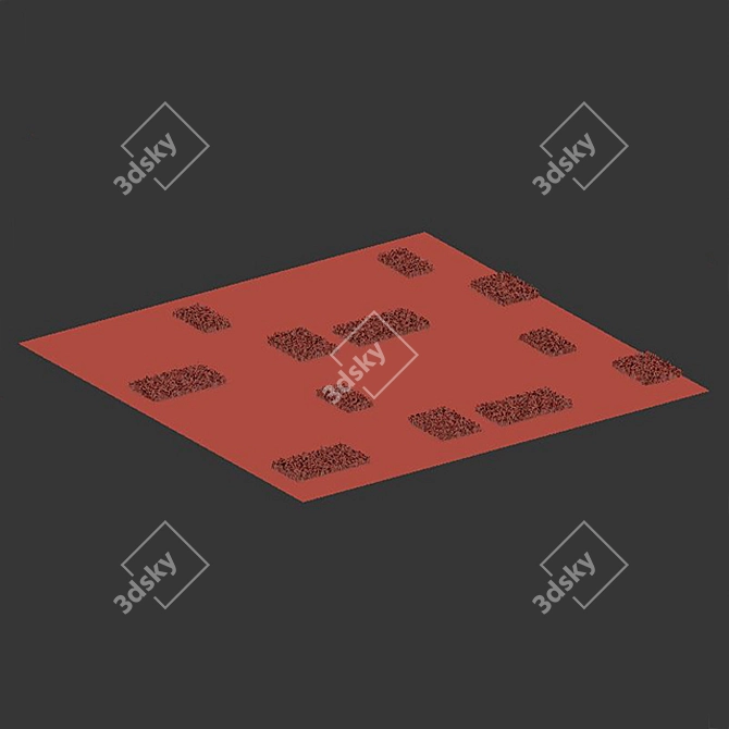 Elegant Floor Decor Set 3D model image 3