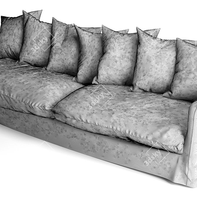 Uniqwa Singita 3-Seater Sofa 3D model image 5