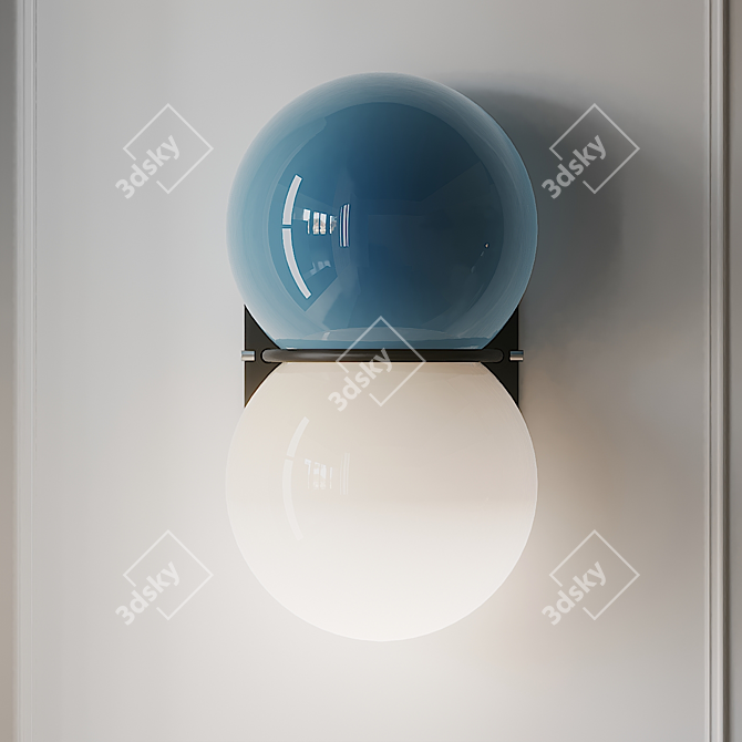 Elegant Twin 1.0 Wall Sconce by SKLO 3D model image 2