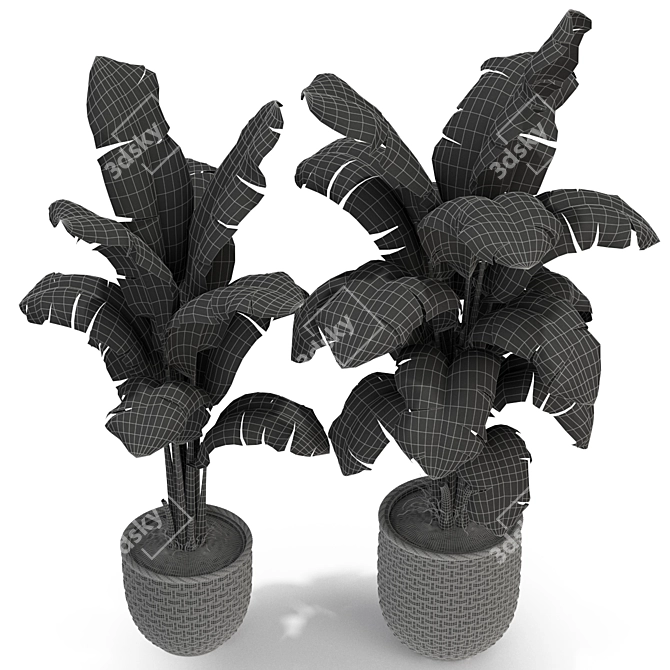 Green Oasis: Plant Collection 314 3D model image 4