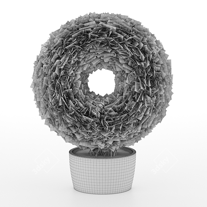 Giant Thuja Folded Torus 3D model image 5