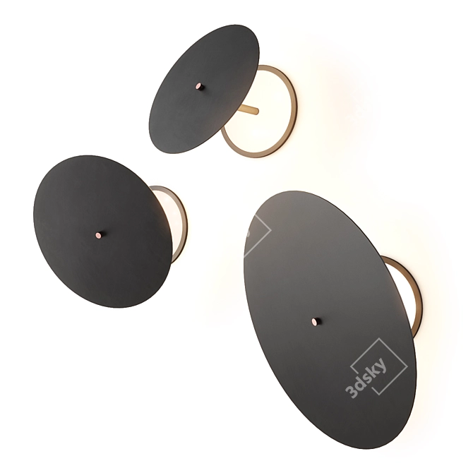 Adjustable Ra Wall Lamps 3D model image 5