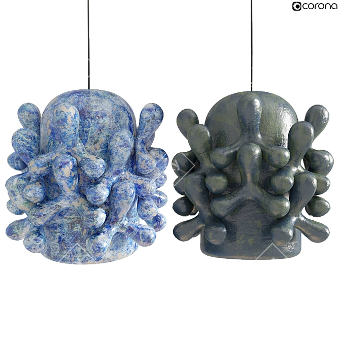 TETRA Lamp: Sleek, Modern Illumination 3D model image 1