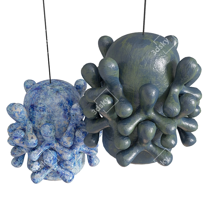 TETRA Lamp: Sleek, Modern Illumination 3D model image 2