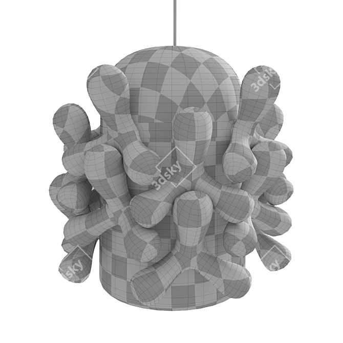 TETRA Lamp: Sleek, Modern Illumination 3D model image 3