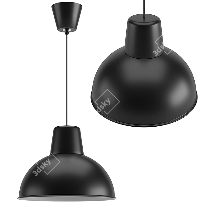 Modern Chic Pendant Lamp - IKEA SKURUP 3D model image 1
