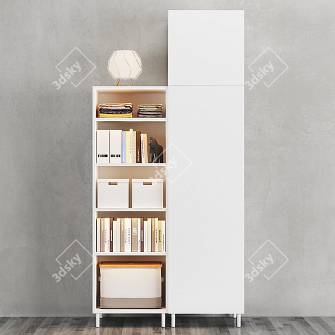 OPHUS Wardrobe: Stylish and Spacious 3D model image 1