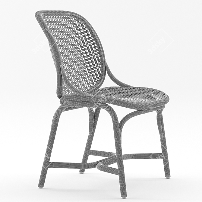 Elegant Frames Chair by Expormim 3D model image 2