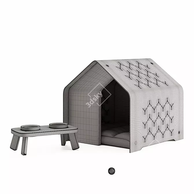 Cozy Sydney Pet House: Stylish and Comfortable 3D model image 5