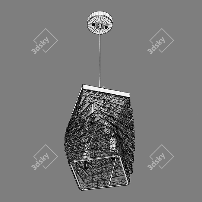 Limpio Lightstar Pendant Chandelier - Elegant Illumination for Any Space 3D model image 3