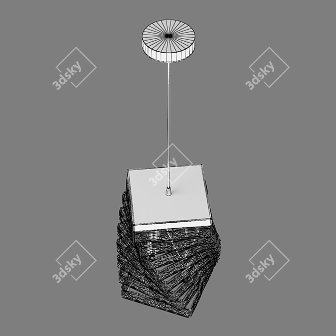 Limpio Lightstar Pendant Chandelier - Elegant Illumination for Any Space 3D model image 4